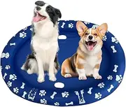 Dog Bath Tub | Inflatable Pet Bathtub - Scratch-Proof Pet Floating Raft Inflatable Folding Non-Slip for Puppy Training Water Play Beach Day Boat Dock Kayak Accessory