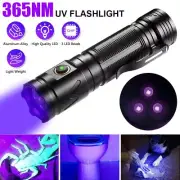 Super Bright 3LED 365NM UV Torch Ultra Violet Flashlight Blacklight Light Lamp