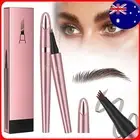 3D Eyebrow Tattoo Fork Pen Pencil Microblading 4Tip Brow Enhancer Waterproof AU