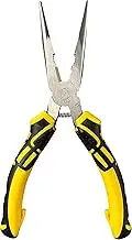 BOOSDEN 8 inch Needle Nose Pliers with Side Cutters, Precision Long Nose Pliers with Wire Cutters, Professional Needle Nose Spring Loaded Pliers, Used for Cutting Clamping Pinching Jewelry Making