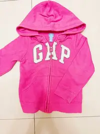 在飛比找Yahoo!奇摩拍賣優惠-二手 正品 GAP外套 GAP女童外套 GAP粉色外套  4