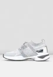 Bloch Alcyone Sneaker Size 6.5 Grey Knit NIB Dance Athletic Ladies Performance