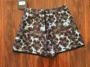 NWT-Cynthia Rowley Bonded Silk Trim Sport Shorts Size S