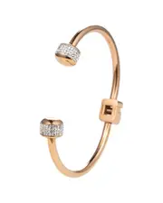 Eye Candy LA The Luxe Collection Titanium CZ Maya Cuff Bracelet
