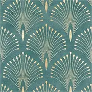 [UniGoos] Peacock Tail Classic Pattern Blue Green Peel and Stick Wallpaper Vintage Removable Wall Paper Modern Self Adhesive Contact Paper for Cabinet Shelf Liner Bedroom DIY Decor 17.7" x118"