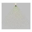 Decorum Bright Lotti 68988 Curtain Sheath Green + Tip cross Recessed for