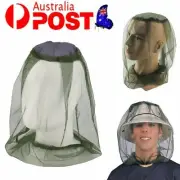 Bee Mosquito Fly Head Net Insect Mesh Hat Bug Mozzie Protector Outdoor Fishing