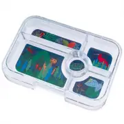 YumBox Tapas 5 Section Interchangable Tray - Jungle