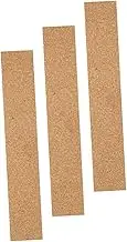 Office Bulletin Strips Pack Cork Memo Board Strips Pushpin Holes Self-Adhesive Wall Decor