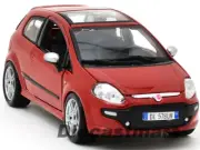 BbURAGO 1:24 FIAT PUNTO EVO NEW DIECAST MODEL CAR RED