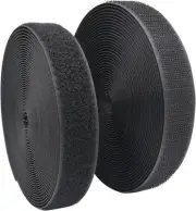 Sew on Hook and Loop Tape, 25mm x 8M Non-Adhesive Back Nylon Fabric Fastener