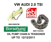 OIL PUMP Timing Chain Tensioner Kit 2.0T For Audi VW TSI CBFA & CCTA Eng 2.0TSI (for: Audi)