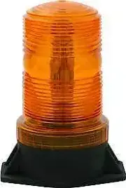 BRITAX LED BEACON AMBER 12V To 110V PERMANENT MOUNT