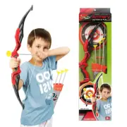 Kids Bow and Arrow Set Suction Cup Arrow & Target Safe Shooting Archery Green