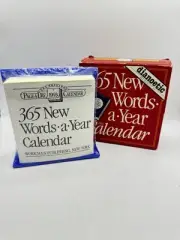 New Vintage 1993 365 New Words-A-Year Page-A-Day Calendar Workman Publishing