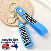 Prime Drink Keychain Blue 3d Rubber KSI Logan Paul