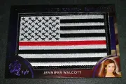 2018 Benchwarmer JENNIFER WALCOTT Hot For Teacher SUPER FLAG Purple #1/1 PLAYBOY