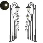 10pcs Model Trains HO Scale 1:87 Lamp Street Lights LEDs 3In
