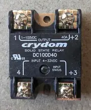 DC100D40 - Solid State Relay, 40 A, 100 VDC, Panel