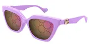 Gucci GG1542S With Clip-On 002 Men's Glasses Purple Size 55 - Private Health Rebate - Blue Light Block Available