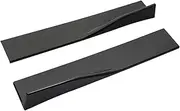 6PCS 2M/2.2M Universal Car Side Skirts Extension Rocker Panels Lip Splitters Compatible for Benz/Honda Compatible for Winglet Splitters Lip(2m)