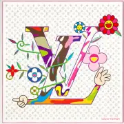 Louis Vuitton Takashi Murakami Carre 90 Scarf Monogram Superflat 90cm(35in)×90cm