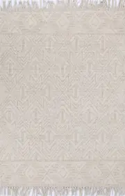 Marco Tribal Beige Wool Rug