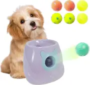 Automatic Dog Ball Launcher for Small to Medium Dogs, Interactive Pet Toy with B