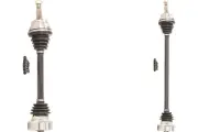 Front PAIR TrakMotive CV Axle Shaft for 1990-1992 Volkswagen Corrado (36172)