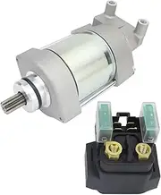 Starter Motor & Relay Compatible With Yamaha Motorcycle 2007 2008 R1 YZFR1 YZF-R1 OEM Parts 4C8-81890-00-00 4C8-81890-01-00 4C8-81890-02-00