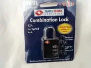 Travel Smart TS-392 TSA 3 Digit Combination Lock (Black)