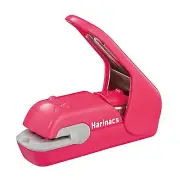Stapleless Stapler Red Pink Harinacs Press Holeless for 5 Sheets Binding SLN-...