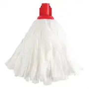 Jantex Standard Big White Socket Mop Red - 120g 4.2oz