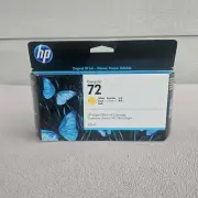 HP 72 Yellow Ink Cartridge C9373A 130ml Genuine OEM Sealed Box Dated 2021