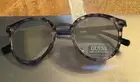 Guess Unisex Round Granite/Silver Tortoise Shell Mirror Sunglasses