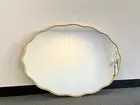Gold Wavy Oval Mirror Wave Shaped Home Decor Mirror Wall Mirror 100CM x 70CM