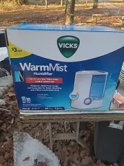Vicks Large 1 Gallon Warm Mist Humidifier New In Box No Filter Req.