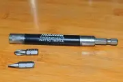 Makita 784810A Magnetic Bit Holder with Two driver Bits 4-5/8" ln Made in USA