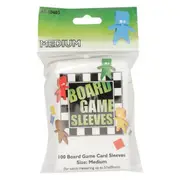 Dragon Shield Sleeves Board Game Clear Medium 57x89mm 100ct