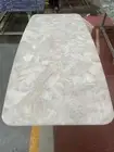 White Quartz Stone Dining Slab Top ,Quartz Countertop, Stone Furniture