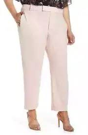 $129 Rachel Roy Plus Size Collection Pants Pink Size 16W
