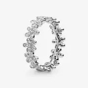 Authentic Pandora Dazzling Daisy Meadow Stackable Ring size 5 (50)