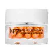 No7 Advanced Ingredients Vitamin C & Vitamin E Capsules - Potent Vitamin C Serum