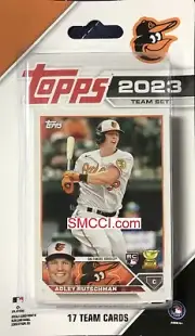 Baltimore Orioles 2023 Topps Factory Team Set Adley Rutschman Gunnar Rookie Card