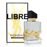 在飛比找PChome24h購物優惠-Ysl Libre 自由不羈冷冽鉑金淡香精 EDP 50ml