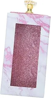 BAZEITFLOW Fake Lashes Box with Clear Window Portable Eyelash Storage Container for Beauty Shops Organizes and Multiple Lightweight Design with Handle