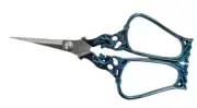 Vintage Style Scissors Blue color size:120x60mm #E-VS11-BL