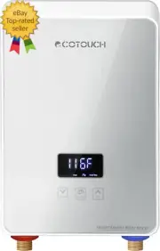 Tankless on Demand Water Heater Electric 240V 5.5KW Hot Water Heater for Sink,