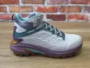 Women's Merrell Moab Speed 2 Leather Waterproof Hi-Top Hiking Boot Grey *J038222