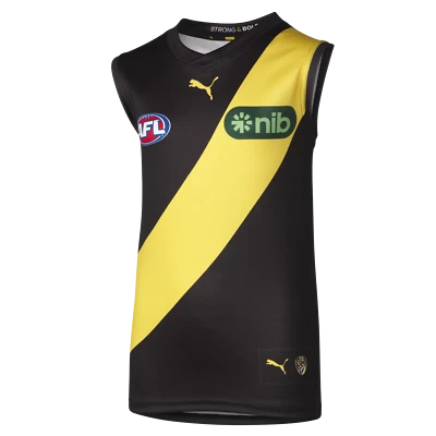 Richmond Tigers 2024 AFL Puma Home Guernsey Sizes Kids YXS-YXL!